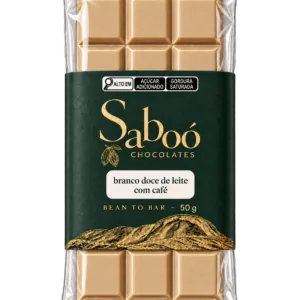Chocolate Branco Doce de Leite com Café 50g
