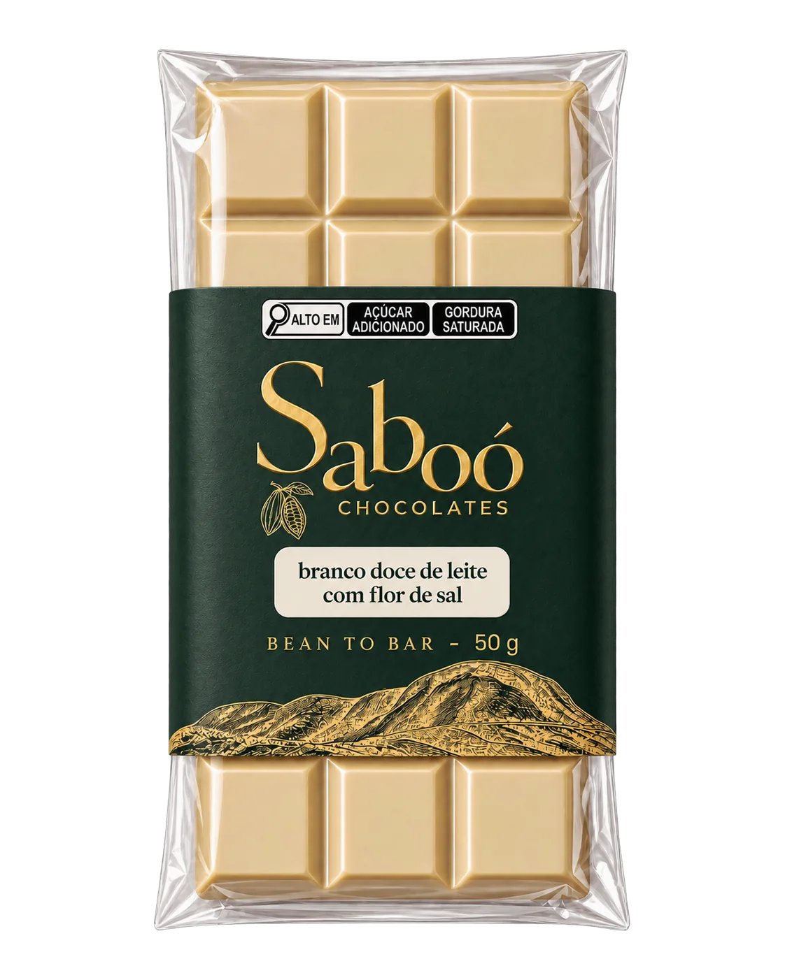 Chocolate Branco Doce de Leite com Flor de Sal 50g
