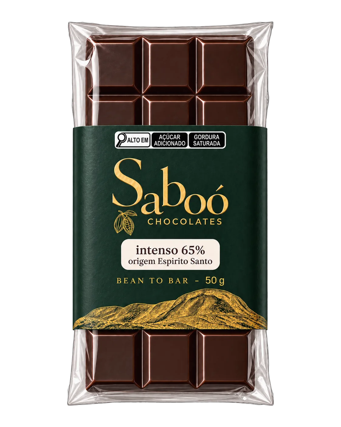 Chocolate Intenso 65% Origem Espírito Santo 50g